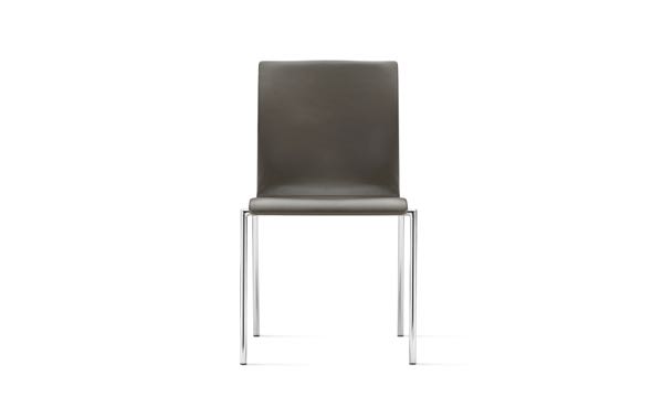 Axis Chair Taupe Armless Front