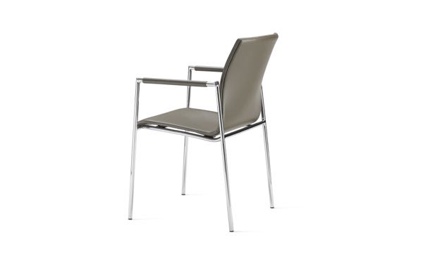 Axis Chair Taupe 3 4 Back