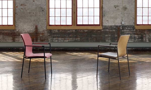 Axis Chairs Wood and Upholstered