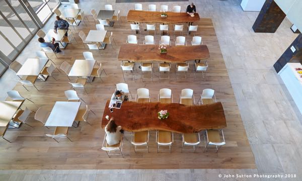Axis Chairs and Stools at wooden table