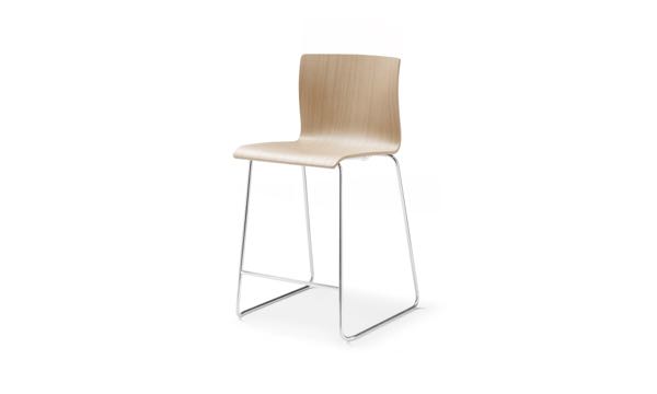 Axis Sled Stool 24 Wood 3 4
