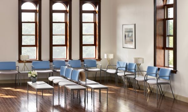 Cache Chairs Waiting Room Wood Floor