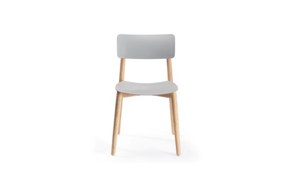 Everwood Chair Grey Natural Front