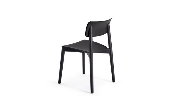 Everwood Chair Black Black Back 3 4