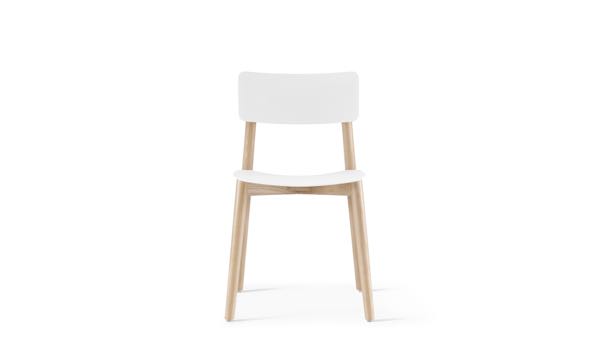 Everwood Chair White Natural Front