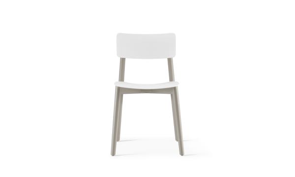 Everwood Chair White Grey Front