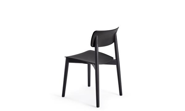 Everwood Chair Black Black Back 3 4