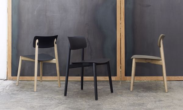 Everwood Chair Group of Three Black
