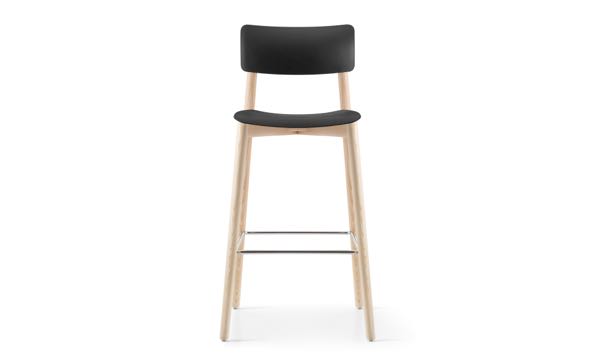 Everwood Stool Black Natural