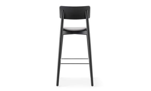 Everwood Stool Black Black Back