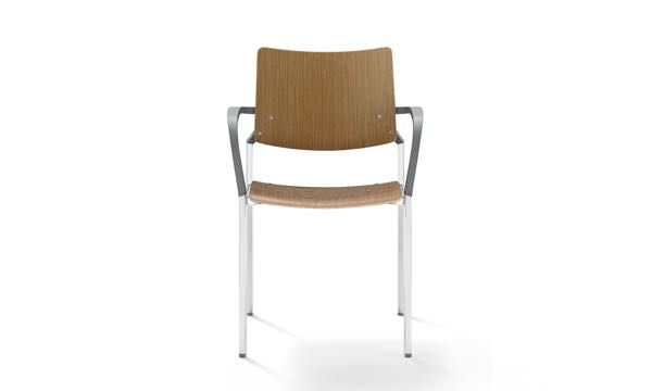 Font Chair Script Walnut Seat and Back