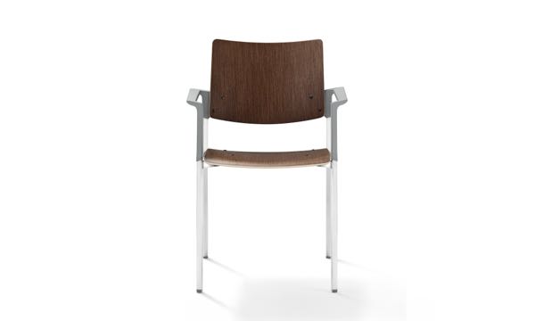 Font Chair Serif Wenge Seat and Back Front