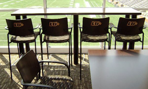 Font Stool Upholstered Lindenwood University