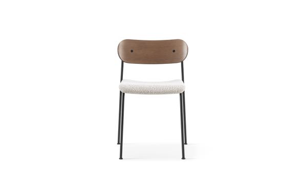 Paisans Chair Skate Upholstered Seat Wood Back Front