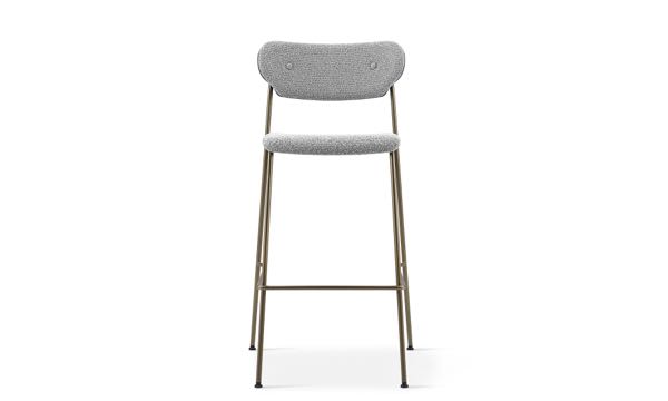 Paisans Stool Phantom Upholstered 30 Front