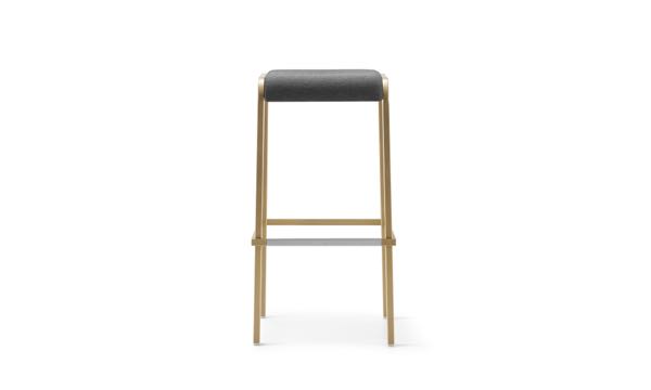 Viiva Stool Dark Grey Front