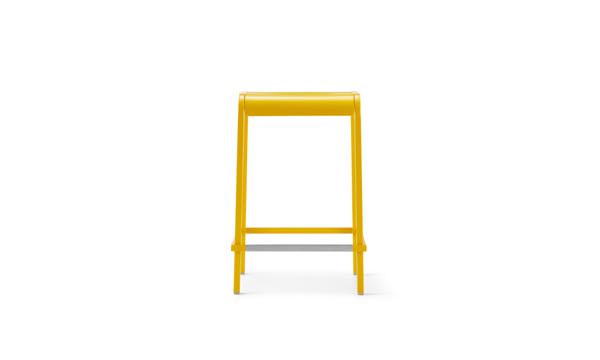 Viiva Stool Yellow Front