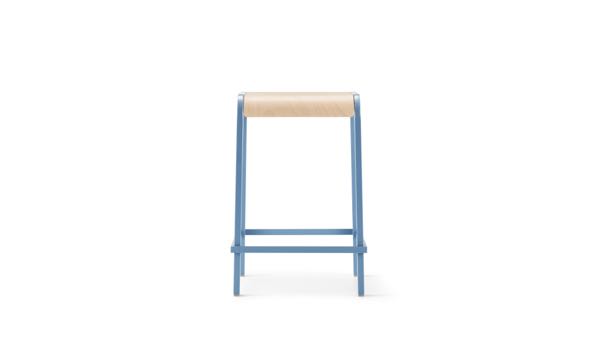 Viiva Stool Blue Front
