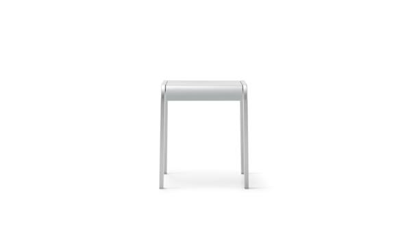 Viiva Stool Silver Front