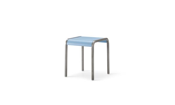 Viiva Stool Blue Silver 3 4