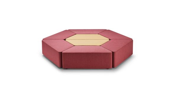 Repeat Octagon Red Yellow