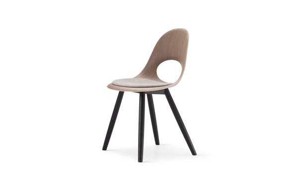Say O Chair Walnut Seat Pad Front 3 4