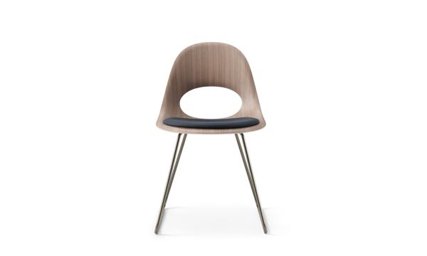 Say O Chair Walnut Seat Pad Front