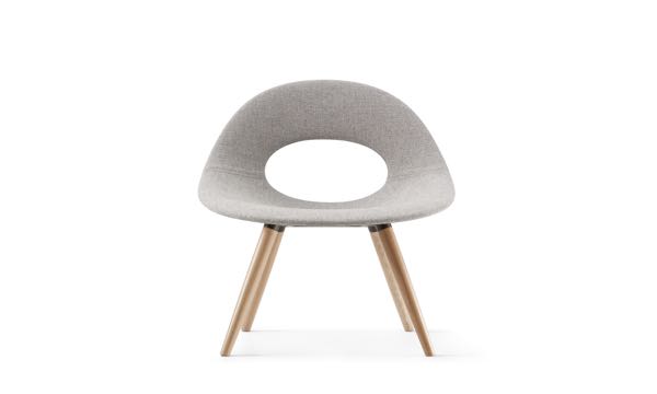 Say O Lounge Upholstered Grey Front