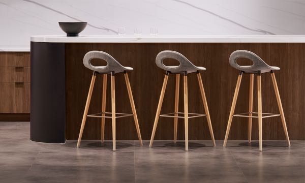 Say O Stool Upholstered Kitchen Island