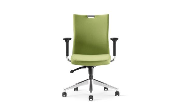 Portrait Task Upholstered Green Front