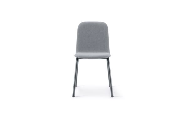 Mojo Chair Grey Grey Leg Front