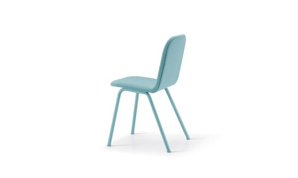 Mojo Chair Aqua Aqua Leg Back 3 4