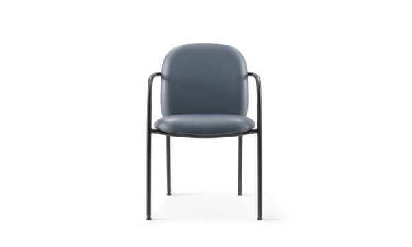 Meets Chair Black Front