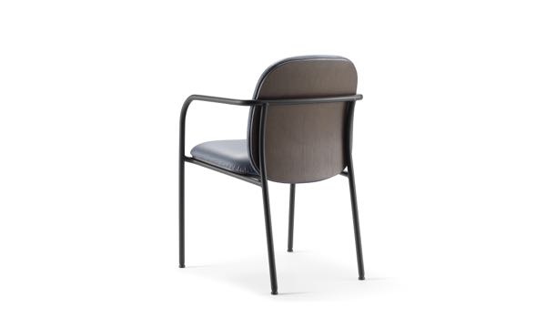 Meets Chair Black Walnut Back 3 4