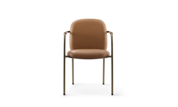 Meets Chair Pecan Front