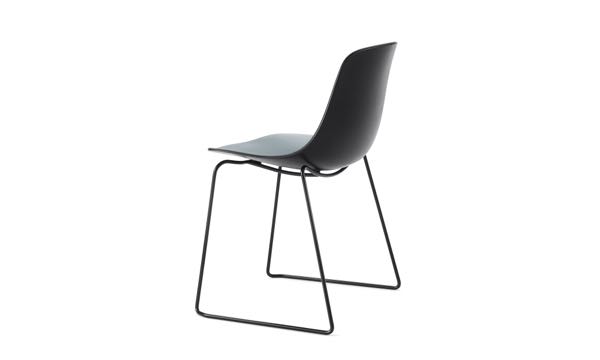 Jump Chair Sled Black Back 3 4
