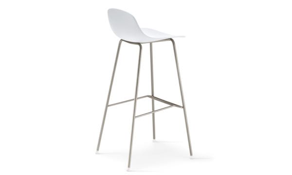 Jump Stool White 30 Back 3 4