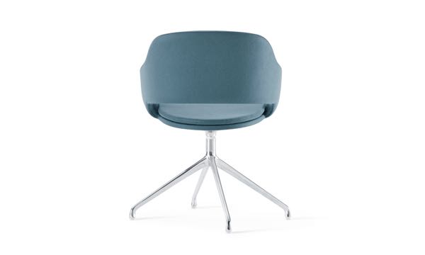 Martini Chair 4 Leg Blue Back