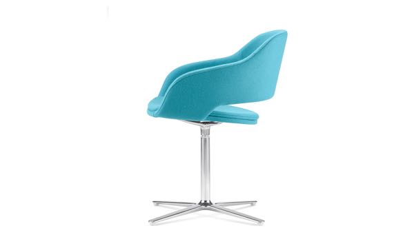 Martini Chair Flat Aqua Side