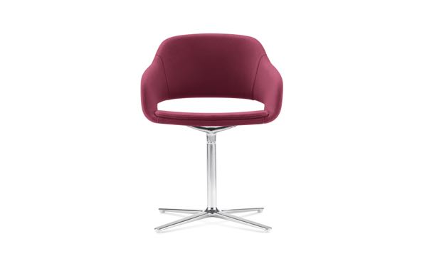 Martini Chair Flat Raspberry Front