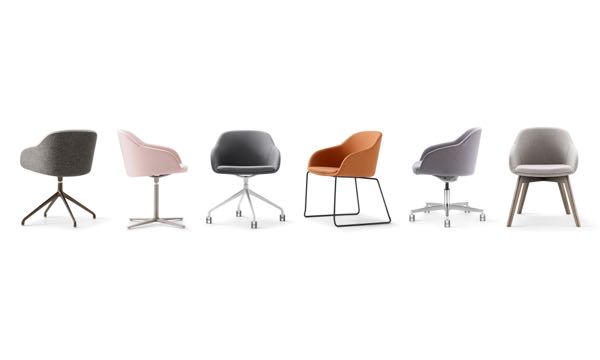 Martini Chair Swivel Group of Six