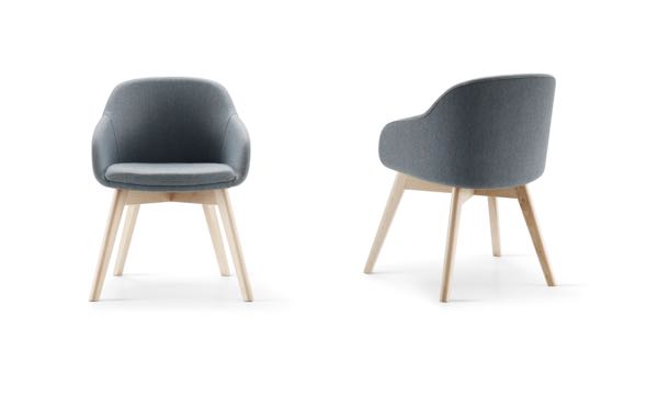 Martini Chair Front and Back