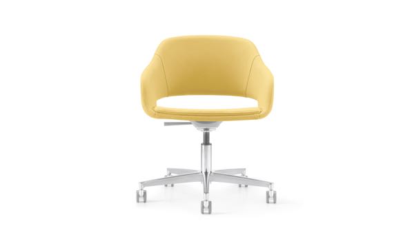 Martini Swivel Yellow Aluminum Front