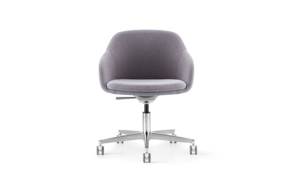 Martini Swivel Grey Aluminum Front