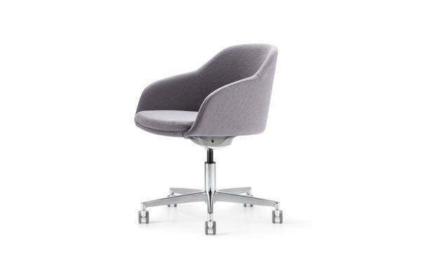 Martini Swivel Grey Aluminum Front 3 4
