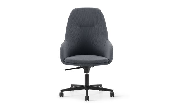Martini Swivel High Back Dark Grey Front