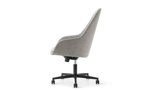 Martini Swivel High Back Grey Side