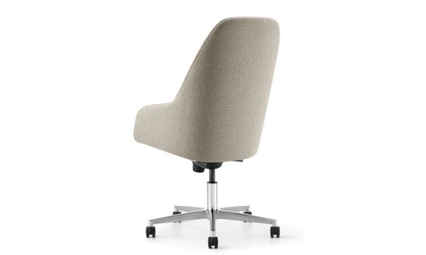 Martini Swivel High Back Beige Back 3 4