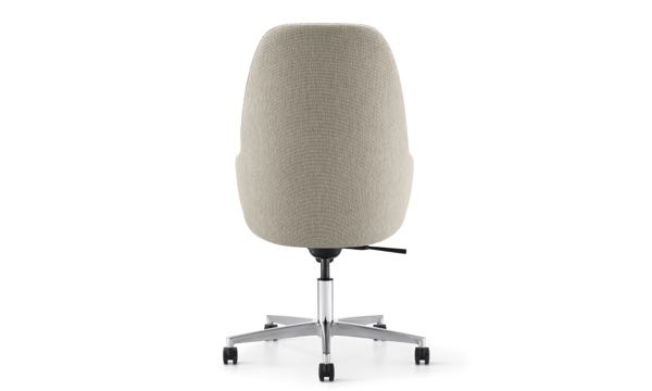 Martini Swivel High Back Beige Back