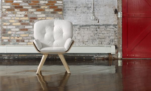 Beyond Chair White Brick Wall Red Door